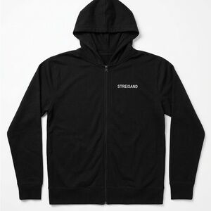 Streisand Black Full-Zip Hoodie- L